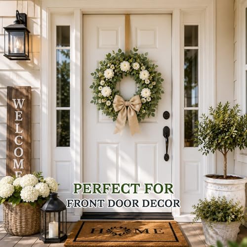 6 Pack Metal Wreath Frame - 20 Inch Wreath Form with 6 Pcs Adhesive Hooks and 38 Yard 22 Gauge Paddle Wire - Image 2