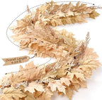 Fall Decorations for Home, 6Ft Artificial Berry Cypress Leaves Fall Garland - Image 2