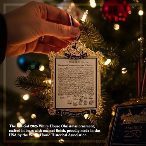 Official 2026 White House Christmas Ornament, America 250th - Image 7