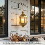 Vela Lanterns Decorative Indoor Hanging Candle Holder, Cobalt Blue, 3-Pack - Image 3