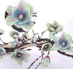 118in Artificial Magnolia Orchid Flowers Garland Hang Vine(Blue) by CONGZHANHH