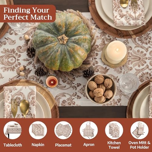 Maison d' Hermine Table Runner 100% Cotton 14.50" x 108" (Single Layer) - Image 4