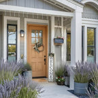 Welcome Sign for Front Porch, 45"×9" Welcome to Our Home Sign Strength Durability, Outdoor Welcome Sign Wooden Frame Weight Light for Farmhouse Wall Hanging Decoration (Wood) - Image 3