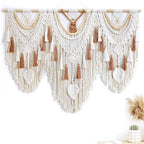 Large Macrame Wall Hanging Boho Woven Tapestry Chic Home Art Wall Decor by Unknown