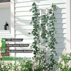 mizii 5 Pack 395" Artificial Vines Ivy Garland Fake Vine Realistic Silk Green Leaves Faux Hanging Plants Greenery Decoration for Outdoors Wedding Arch Party Indoor Mantle Bedroom Home Decor - Image 6
