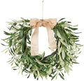 Olive Wreath for Front Door, 19'' Real Touch Door Wreath with Fruits by ArtificialPlants