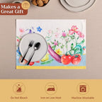 Maison d' Hermine Placemats Set of 4 Reusable 100% Cotton (13"x19") - Image 5