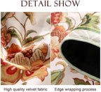 Patdrea Designer Elegant French Velvet Table Runner,12"X102"-Santiago A - Image 4
