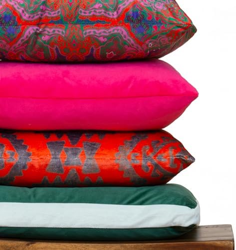 Boho Decorative Throw Pillow Covers, Set of 4, 18x18 Inch Modern Paisley Accent Pillow Covers 4-Pack - Image 2