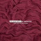 20 Pack Burgundy Cheesecloth Table Runner 120 Inch 10FT Rustic Boho Gauze Cheese Cloth Table Runner for Wedding Party Baby Shower Thanksgiving Christmas Decoration - Image 2