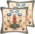 patdrea Designer Velvet Throw Pillow Cover,Set of 2,18"x18"-HerbertA by patdrea