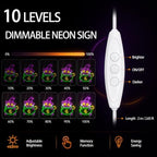 Magic Cat Halloween Neon Sign, Dimmable LED Cat Neon Signs for Wall Decor - Image 3
