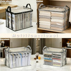 4 Pack Clear Comic Book Storage Containers, Gray - Image 4
