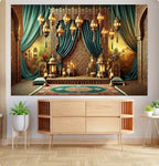10x8 feet Eid Moroccan Backdrops Arabian Nights Party Muslim Festivals and Ramadan Decorations Ramadan Photography Studio Portrait Photography Backdrops - Image 4