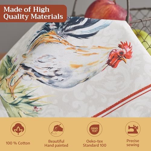 Maison d' Hermine Cloth Napkins Set of 4 Reusable 100% Cotton (20" x 20") - Image 3