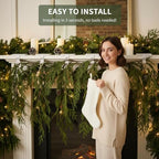 MorningRo 3 Pack 2 in 1 Stocking Holders for Mantle, White - Image 4