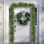 Yinder 15 ft Artificial Cedar Christmas Garland, Extra Long Faux Pine Cypress Vine Garland for Mantel Staircase Doorway Table Centerpiece Indoor Outdoor Holiday Party Decoration(180 Inch) - Image 6