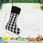 Tatuo 12 Pack Christmas Burlap Stockings Hanging,Classic Color - Image 3