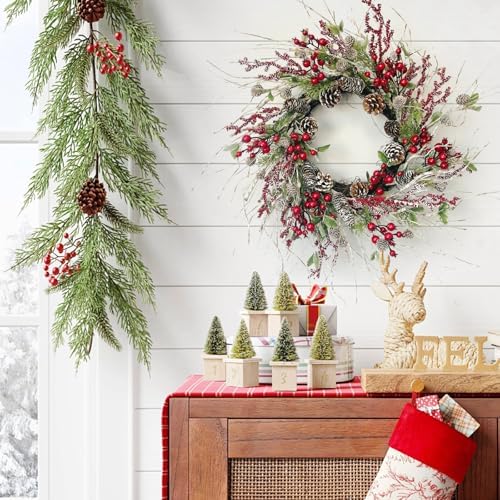 Winter Front Door Wreath 26 Inch Winter Birch - Image 5