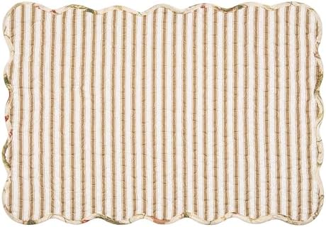 Bailey Vintage Quilted 100% Cotton Set of 6 Placemats 13" x 19" - Image 4