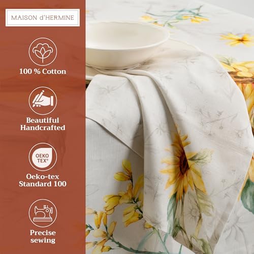 Maison d' Hermine Cloth Napkins Set of 4 Reusable 100% Cotton (20" x 20") - Image 2