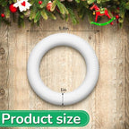Juexica 36 Pcs 5.8 in Foam Wreath Forms Ring for Crafts DIY Projects - Image 2