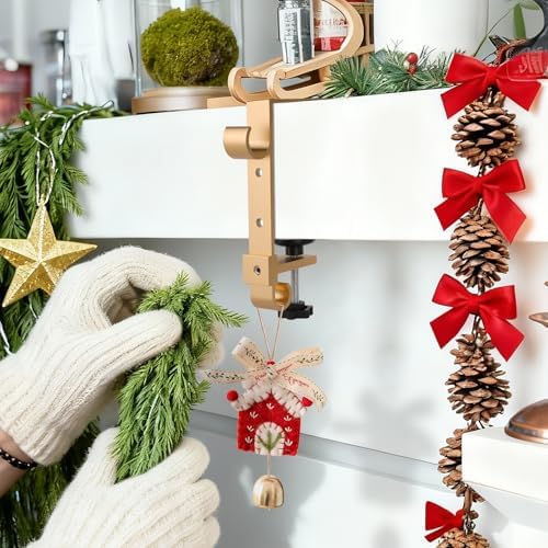 Stocking Hangers for Mantle,2 in 1 Adjustable Christmas Stocking Holder - Image 5