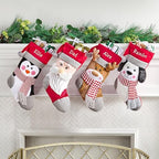Let's Make Memories Personalized Christmas Stocking - Stockings for Family - Embroidered Name - Custom Christmas Decor - 8”x19” - Plush Friends - Dog - Image 3