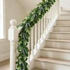 2 Pcs 6FT Artificial Eucalyptus Garland Greenery Garland with Baby's Breath - Image 6