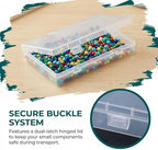 LJY 6 Clear Rectangular Plastic Boxes, 7.1 x 4.3 x 1.2 in for Electronics - Image 4