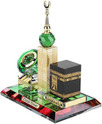 Ramadan Decorations for Home Muslim 21×18×10 Muslim kaaba Clock Tower Model Islamic Architecture handicrafts Home Desktop Decor by Unknown