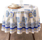 Maison d' Hermine Table Cloth Round Table 100% Combed Cotton 70" Diameter by MaisondHermine