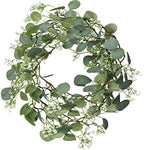 Artificial Eucalyptus Garland 4 Pack, Faux Babys Breath Flowers Gypsophila Vine 5.57Ft, Real Touch Hanging for Wedding Arch Party Home Decor DIY by SAING+S+A+I+N+G