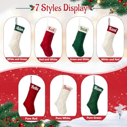 Personalized Christmas Stockings,Custom Name Family Christmas Stocking - Image 4
