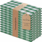 Urban Villa Cloth Napkins Cotton 20x20 (Set of 12) Hunter White by CottonTrends