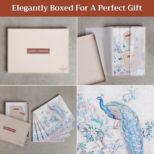Maison d' Hermine Cloth Napkins Set of 4 100% Combed Cotton (20" x 20") - Image 6
