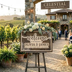 Personalized Southern Botanical Wedding Welcome Sign - Custom 3D Wood Ceremony Entrance & Reception Board for Charming Barn, Vineyard or Country Estate - Multiple Sizes - Image 2