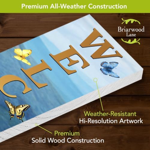 Briarwood Lane Spring Double Sided Reversible Pine Porch Leaner 47x9.5 Spring Buzz For Spring Porch Leaner - Image 4