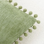 CaliTime Decorative Couch Throw Pillow Covers 22 X 22 Inches Sage - Image 3