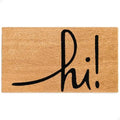 THEODORE MAGNUS Door Mat - Welcome Mat for Front Door with Non-Slip Backing - Durable Coir Doormat - Perfect for Outside Entrance and Entryway Matt - Outdoor/Indoor - hi! - 17" x 30" by TheodoreMagnus