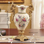 Tall Table Modern Vase,Large Ceramic Flower Vases for Shelf Home Decor,Creative Classic Pink Vase 16.5 inch,Sophisticated Vessel for Decorative Branches and Dried Flower. (Butterfly Flower) - Image 2