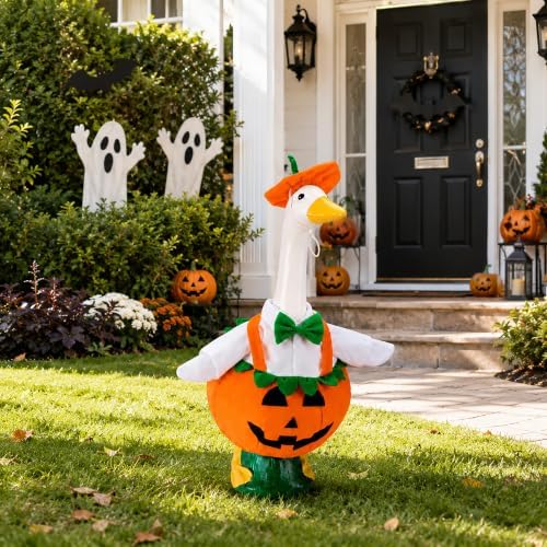 3 Set Holiday Porch Goose Outfits for Halloween Christmas Thanksgiving Day - Image 4