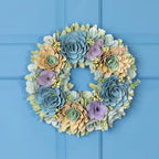 Northlight Artificial Floral Wooden Spring Wreath with Seed Pods - 14" - Image 2