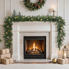 Alupssuc 2PCS 9FT Pre-Lit Christmas Garland, Lighted Norfolk Pine Garland - Image 4