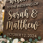 Personalized Modern Minimalist Arch Wedding Welcome Sign - Custom 3D Wood Vertical Arched Entrance Board for Boho, Garden or Contemporary Venue - Multiple Sizes - Image 2