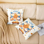 Erosebridal Hanukkah Gnomes Decorative Pillow Covers, Holiday Celebration Throw Pillow Covers 24X24 Set of 2, Happy Hanukkah Cushion Cases for Couch Bed Sofa Home Decor - Image 2