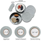 9-Piece Cotton Rope Placemats, Coasters & Holder, Heather Gray - Image 6