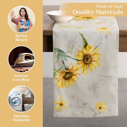 Maison d' Hermine Table Runner 100% Cotton 14.50" x 108" (Double Layer) - Image 3