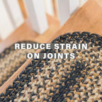 Homespice Kilimanjaro Jute Braided Stair Treads, Rect 8x28 Set of 13 - Image 3