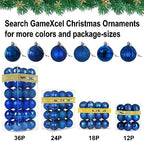 Royal Blue 6.0" Extra Large Christmas Balls - Christmas Tree Decoration Ornaments Shatterproof Hanging Shiny Balls for Birthday Holiday Wedding Decorations Set of 2pcs - Image 7
